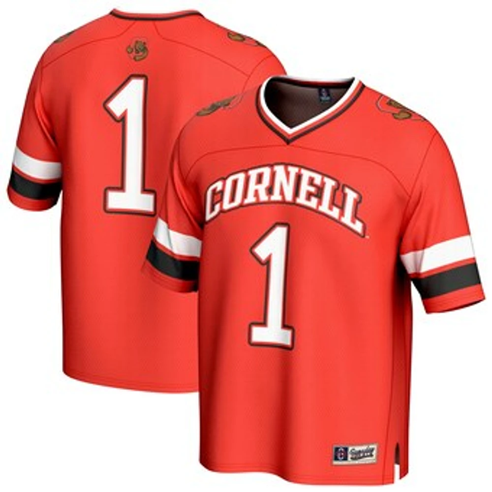 Unisex GameDay Greats #1 Red Cornell Big Collegiate Football Fashion Jersey