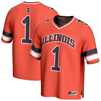 Unisex GameDay Greats #1 Orange Illinois Fighting Illini Collegiate Football Fashion Jersey