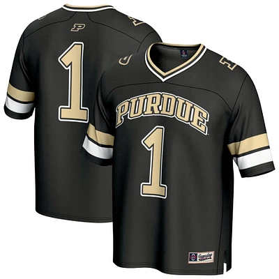 Unisex GameDay Greats #1 Black Purdue Boilermakers Collegiate Football Fashion Jersey