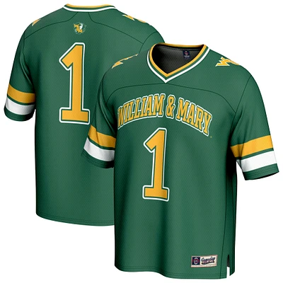 Unisex GameDay Greats #1 Green William & Mary Tribe Collegiate Football Fashion Jersey