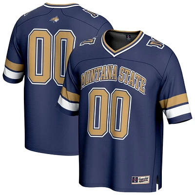 Unisex GameDay Greats #00 Navy Montana State Bobcats Collegiate Football Fashion Jersey
