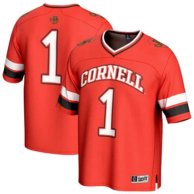 Youth GameDay Greats #1 Red Cornell Big Collegiate Football Fashion Jersey