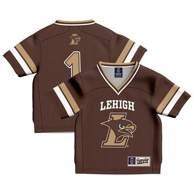 Toddler GameDay Greats #1 Brown Lehigh Mountain Hawks Collegiate Football Fashion Jersey