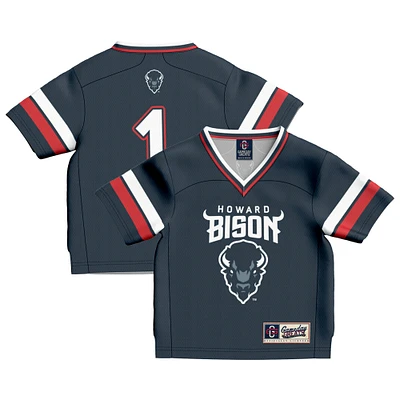Toddler GameDay Greats #1 Navy Howard Bison Collegiate Football Fashion Jersey