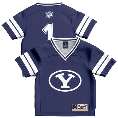 Toddler GameDay Greats #1 Navy BYU Cougars Collegiate Football Fashion Jersey