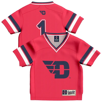 Infant GameDay Greats #1 Red Dayton Flyers Collegiate Football Fashion Jersey