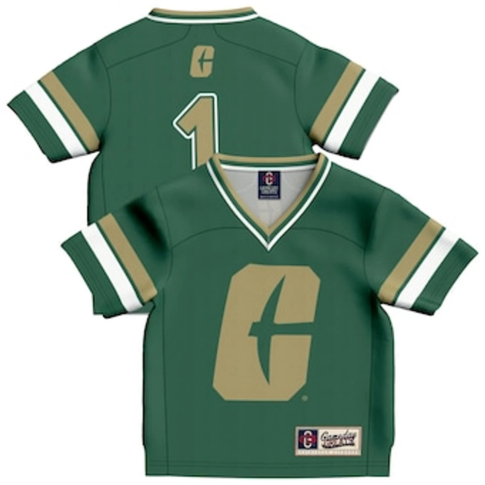 Infant GameDay Greats #1 Green Charlotte 49ers Collegiate Football Fashion Jersey