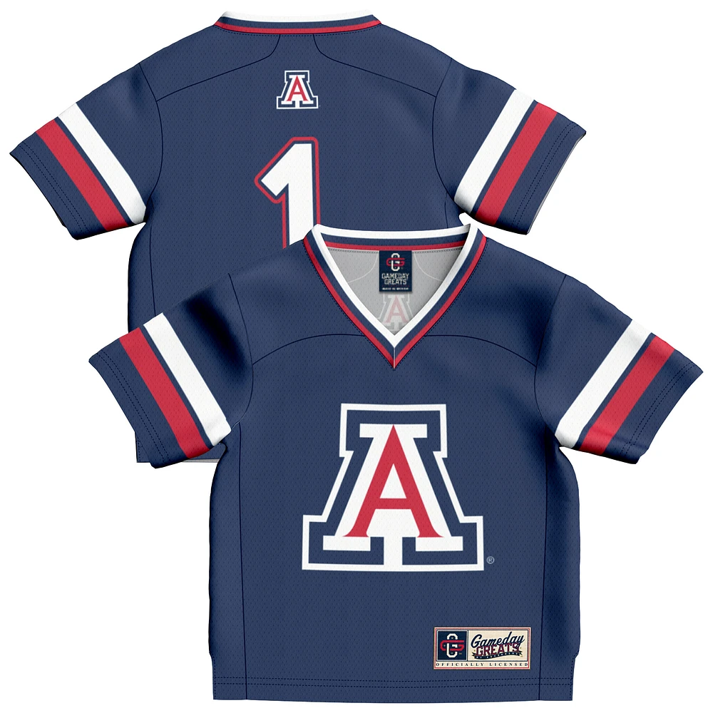 Infant GameDay Greats #1 Navy Arizona Wildcats Collegiate Football Fashion Jersey