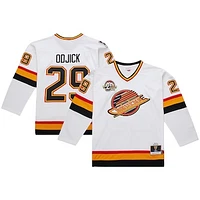 Men's Mitchell & Ness Gino Odjick White Vancouver Canucks 1994/95 Power Play Player Jersey