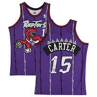 Vince Carter Toronto Raptors Autographed Mitchell & Ness 1998-99 Authentic Jersey with "HOF 24" Inscription