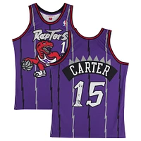 Vince Carter Toronto Raptors Autographed Mitchell & Ness 1998-99 Authentic Jersey with "HOF 24" Inscription