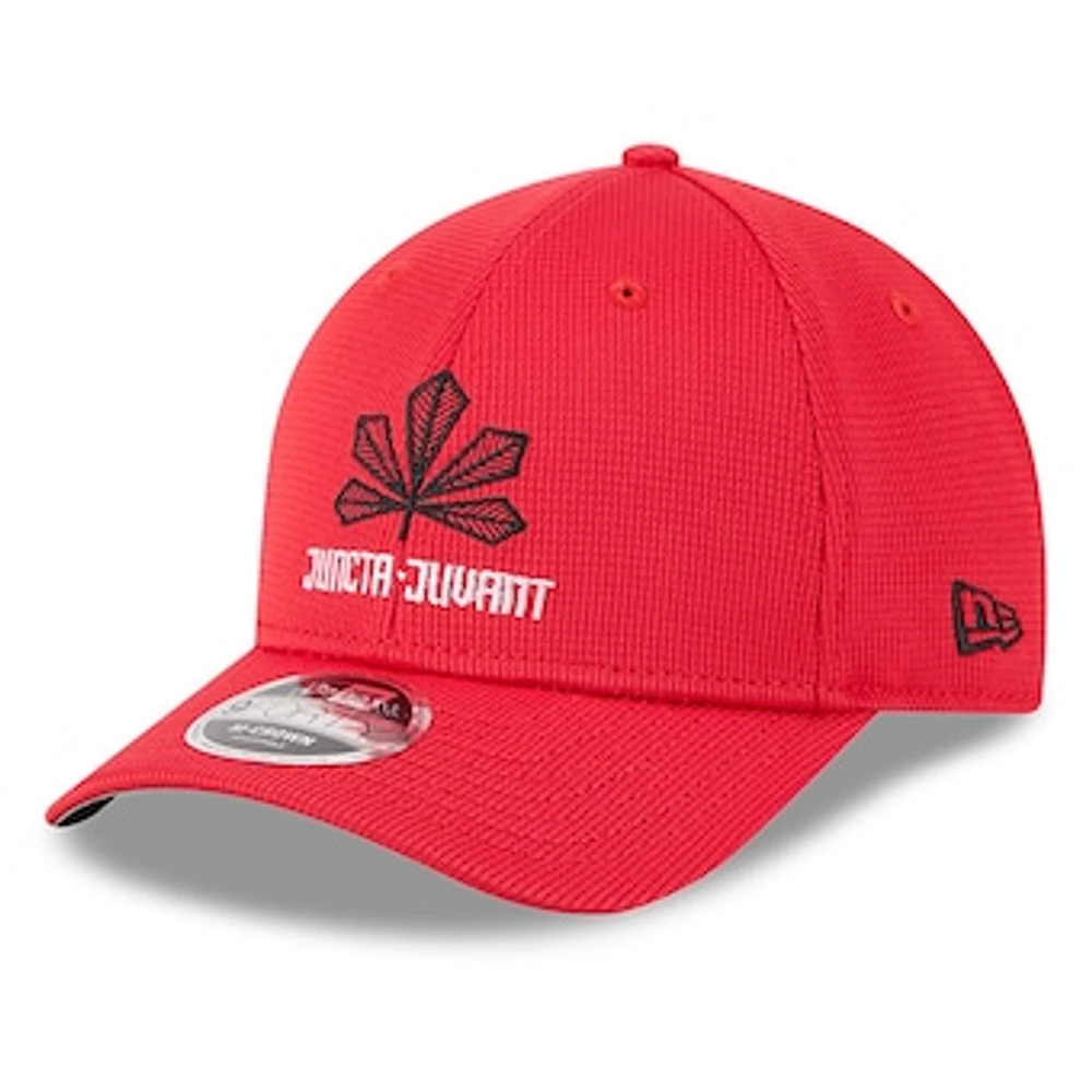 Men's New Era Red Cincinnati Reds City Connect Batting Practice 9FORTY M-Crown Adjustable Hat