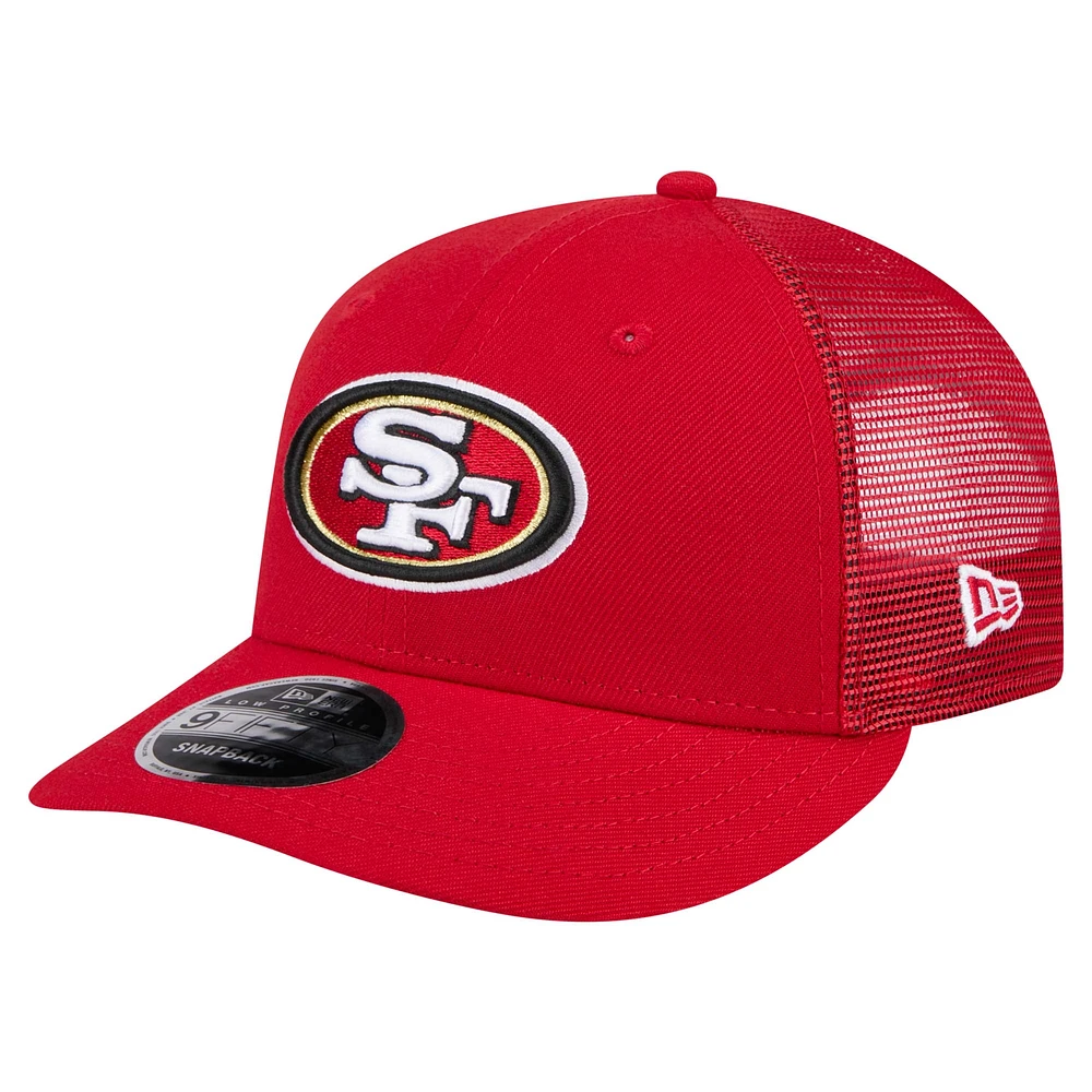 Men's New Era Scarlet San Francisco 49ers Low Profile 9FIFTY Snapback Hat