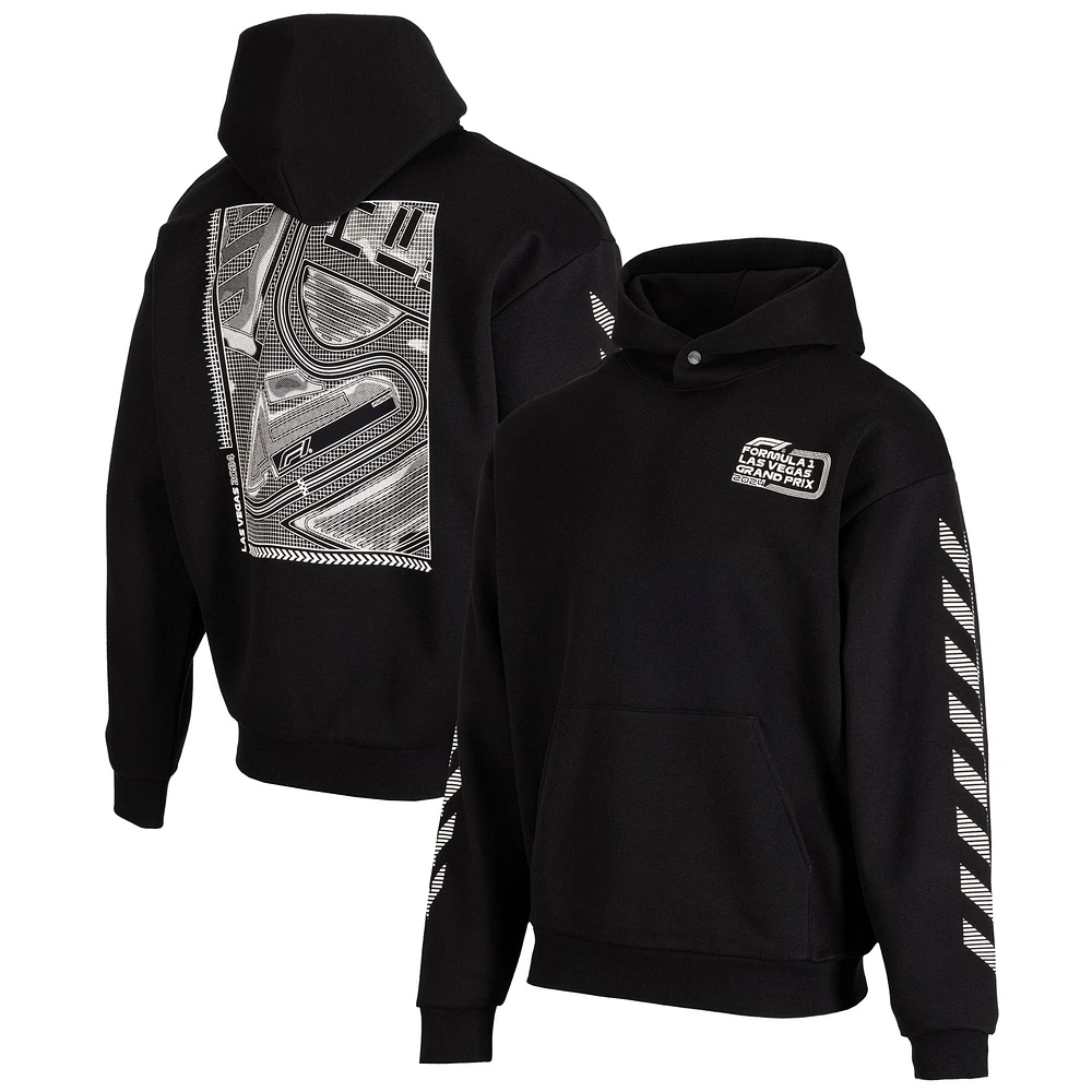Unisex Black Formula 1 2024 Las Vegas Grand Prix Desert Heat Pullover Hoodie