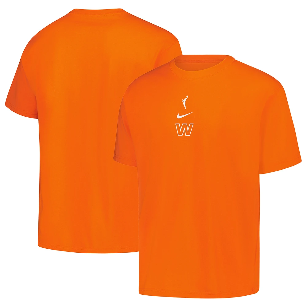Unisex Nike Orange WNBA Logowoman Premium Essential T-Shirt