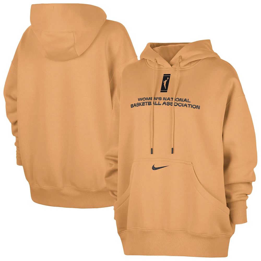 Women's Nike Light Orange WNBA Logowoman Phoenix Fleece Pullover Hoodie