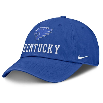 Men's Nike Royal Kentucky Wildcats 2025 Sideline Club Adjustable Hat
