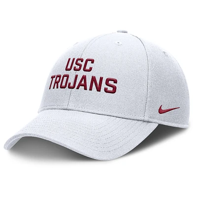 Men's Nike White USC Trojans Rise Practice Adjustable Hat