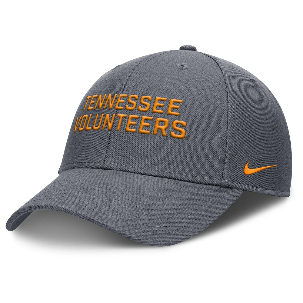 Men's Nike Gray Tennessee Volunteers Rise Practice Adjustable Hat