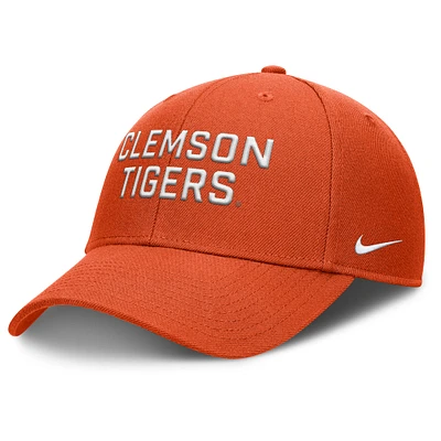 Men's Nike Orange Clemson Tigers Rise Practice Adjustable Hat