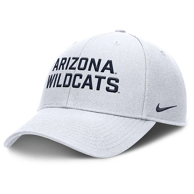 Men's Nike White Arizona Wildcats Rise Practice Adjustable Hat