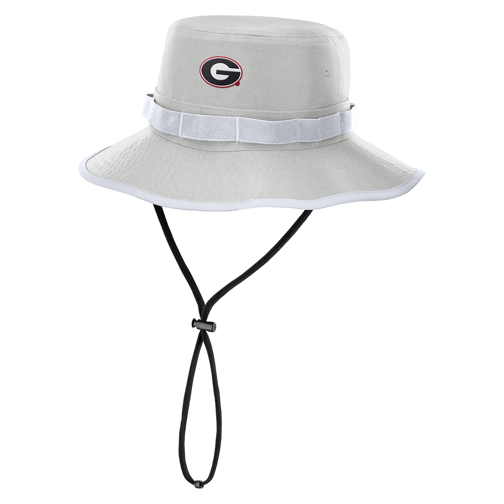 Men's Nike Georgia Bulldogs 2025 Sideline Apex Boonie Performance Bucket Hat