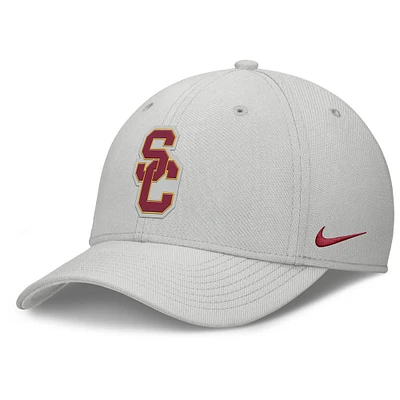 Men's Nike Gray USC Trojans Rise Practice Performance Flex Hat