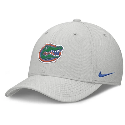 Men's Nike Gray Florida Gators Rise Practice Performance Flex Hat