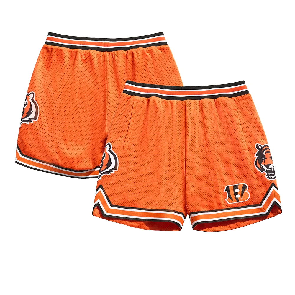 Men's Chalk Line Orange/Black Cincinnati Bengals Court Shorts