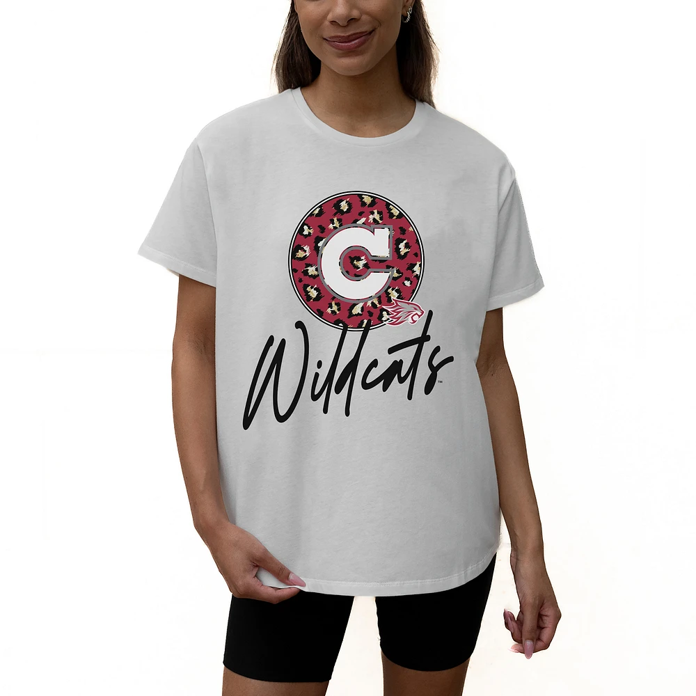 Women's Gameday Couture White Cal State Chico Wildcats Wild Expectations Tri-Blend Flowy T-Shirt