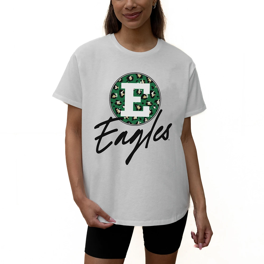 Women's Gameday Couture White Eastern Michigan Eagles Wild Expectations Tri-Blend Flowy T-Shirt
