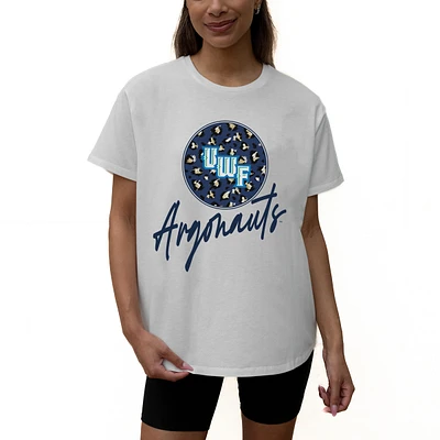 Women's Gameday Couture White West Florida Argonauts Wild Expectations Tri-Blend Flowy T-Shirt