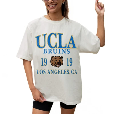 Women's Gameday Couture Cream UCLA Bruins Unity Oversized T-Shirt