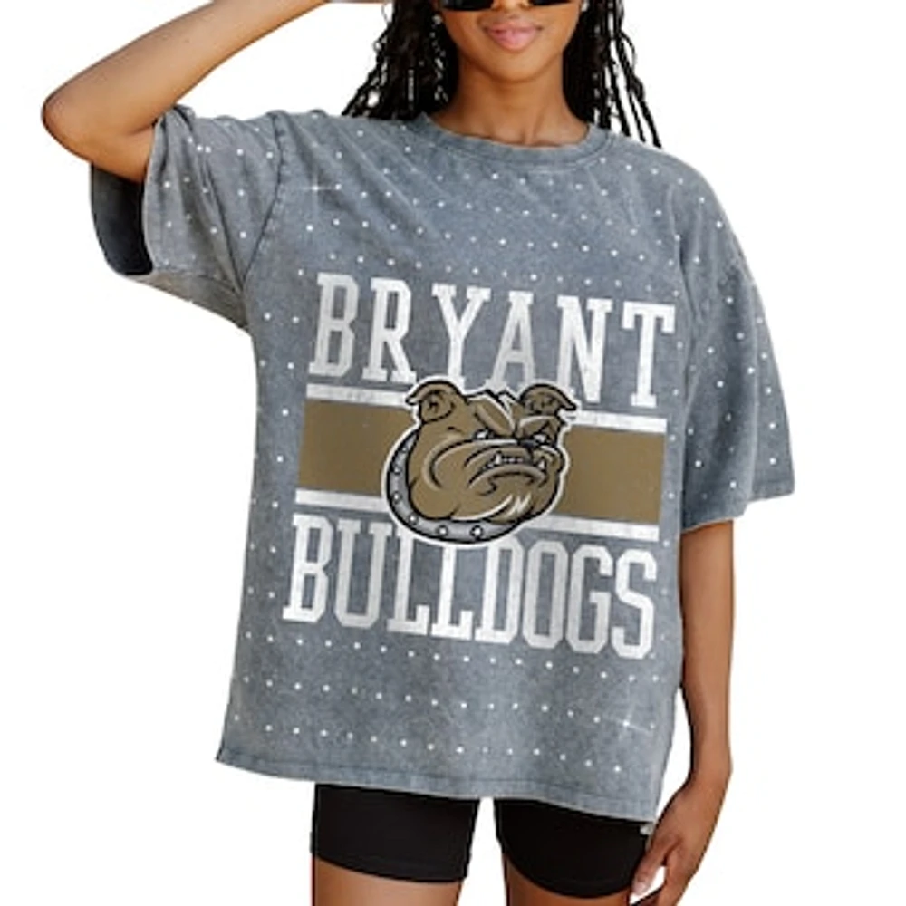 Women's Gameday Couture Gray Bryant Bulldogs On the Ball Oversized T-Shirt
