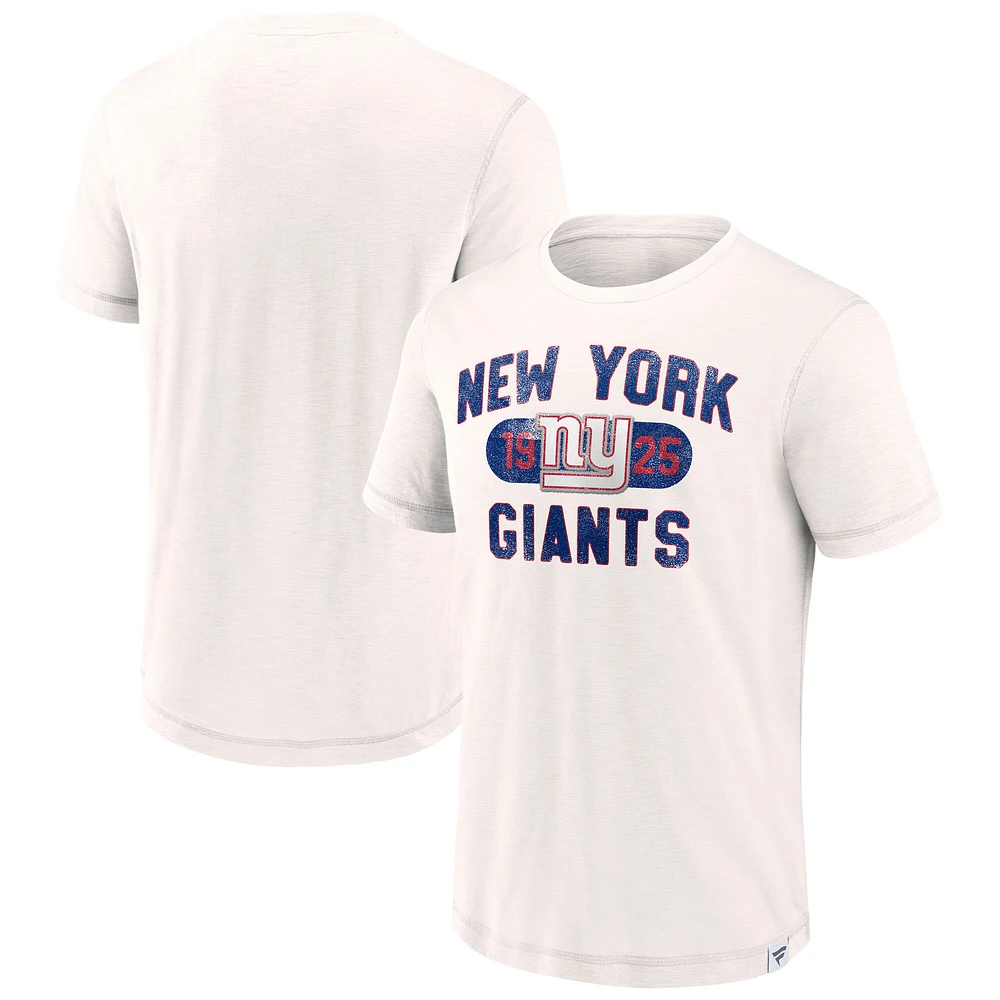 Men's Fanatics White New York Giants Act Fast T-Shirt