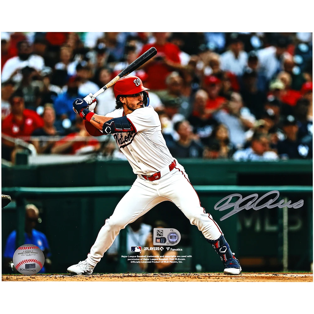 Dylan Crews Washington Nationals Autographed 8" x 10" MLB Debut Hitting Photograph
