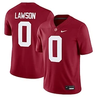 Men's Nike Deontae Lawson Crimson Alabama Crimson Tide NIL Football Game Jersey