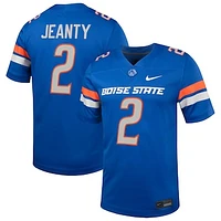 Men's Nike Ashton Jeanty Royal Boise State Broncos NIL Football Game Jersey