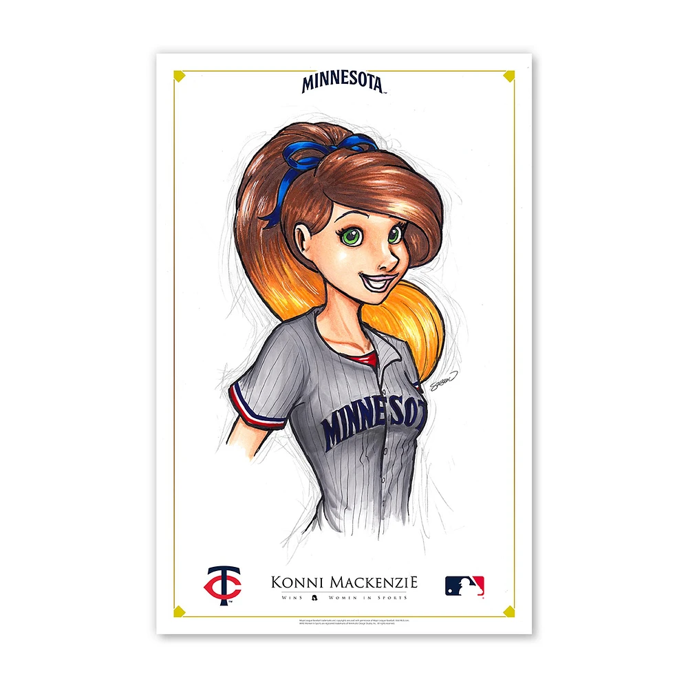 Minnesota Twins 11" x 17" Ballpark Princess Poster Print