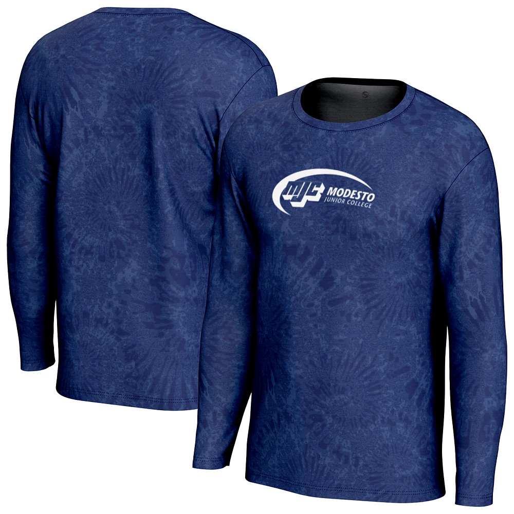 Men's ProSphere Blue Yosemite Community College District Blend 2.0 Long Sleeve Shirt