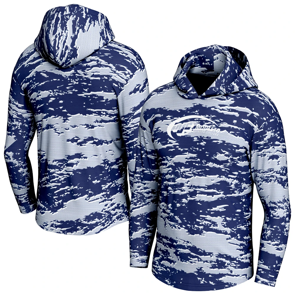 Men's ProSphere Blue Yosemite Community College District 2.0 Fortitude Hoodie Long Sleeve T-Shirt