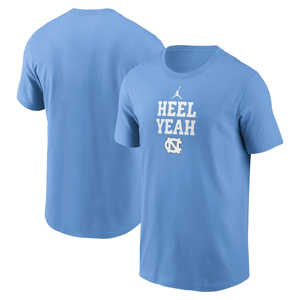 Men's Jordan Brand Carolina Blue North Carolina Tar Heels 2025 Sideline Mantra Performance T-Shirt
