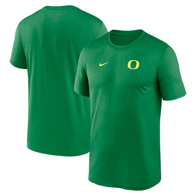 Men's Nike Oregon Ducks 2025 Sideline Small Logo Legend Performance T-Shirt