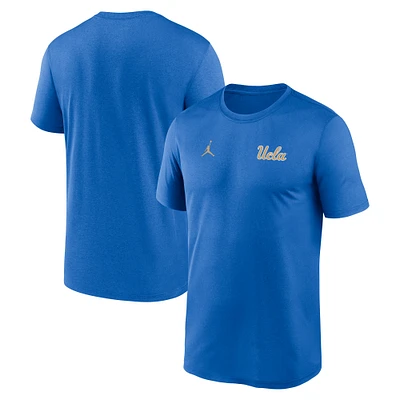 Men's Jordan Brand Blue UCLA Bruins 2025 Sideline Small Logo Legend Performance T-Shirt