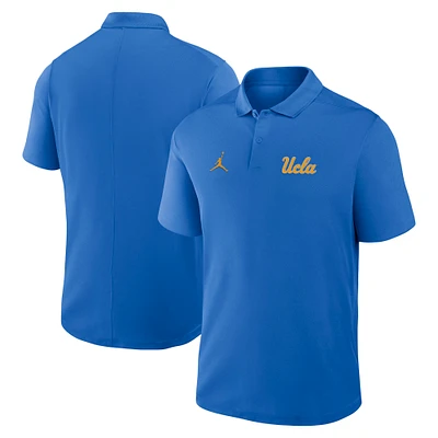 Men's Jordan Brand Blue UCLA Bruins Primetime Victory Primary Logo Performance Polo