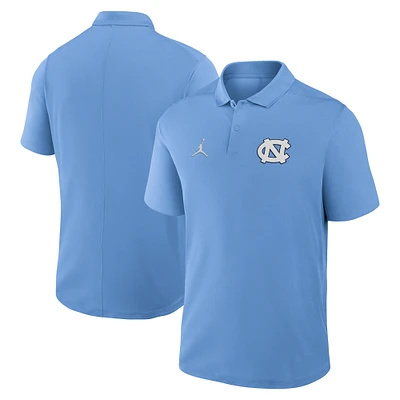 Men's Jordan Brand Carolina Blue North Carolina Tar Heels Primetime Victory Primary Logo Performance Polo