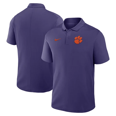 Men's Nike Clemson Tigers Primetime Victory Primary Logo Performance Polo