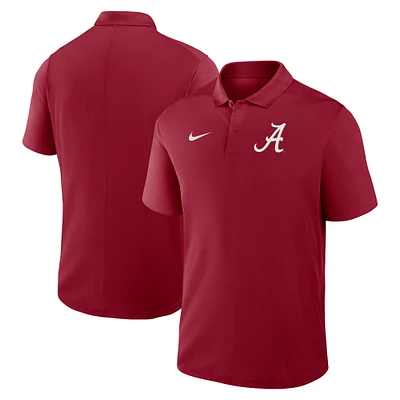 Men's Nike Crimson Alabama Tide Primetime Victory Primary Logo Performance Polo