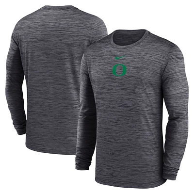 Men's Nike Oregon Ducks Sideline Velocity Performance Long Sleeve T-Shirt