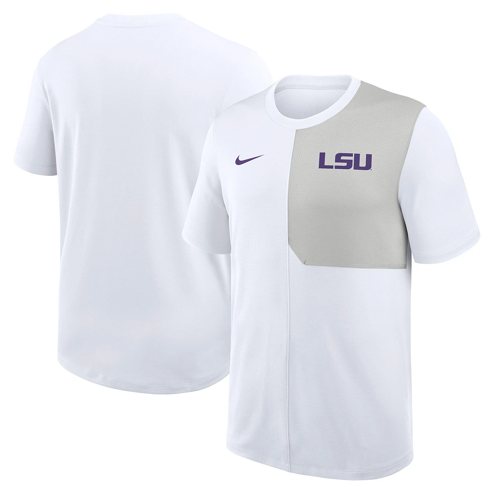 Men's Nike LSU Tigers 2025 Sideline UV Dri-FIT Coach Shirt